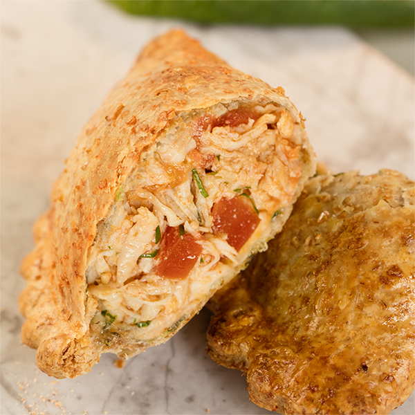 Pollo con masa integral